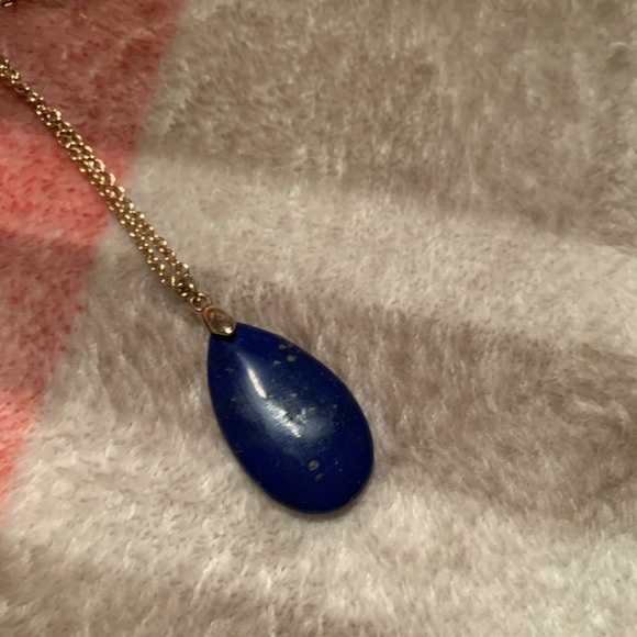 Lapis Lazuli & Gold Necklace - Picture 4 of 6